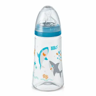 Mamadeira Lillo Design Smart Azul com 1 unidade capacidade 300ml
