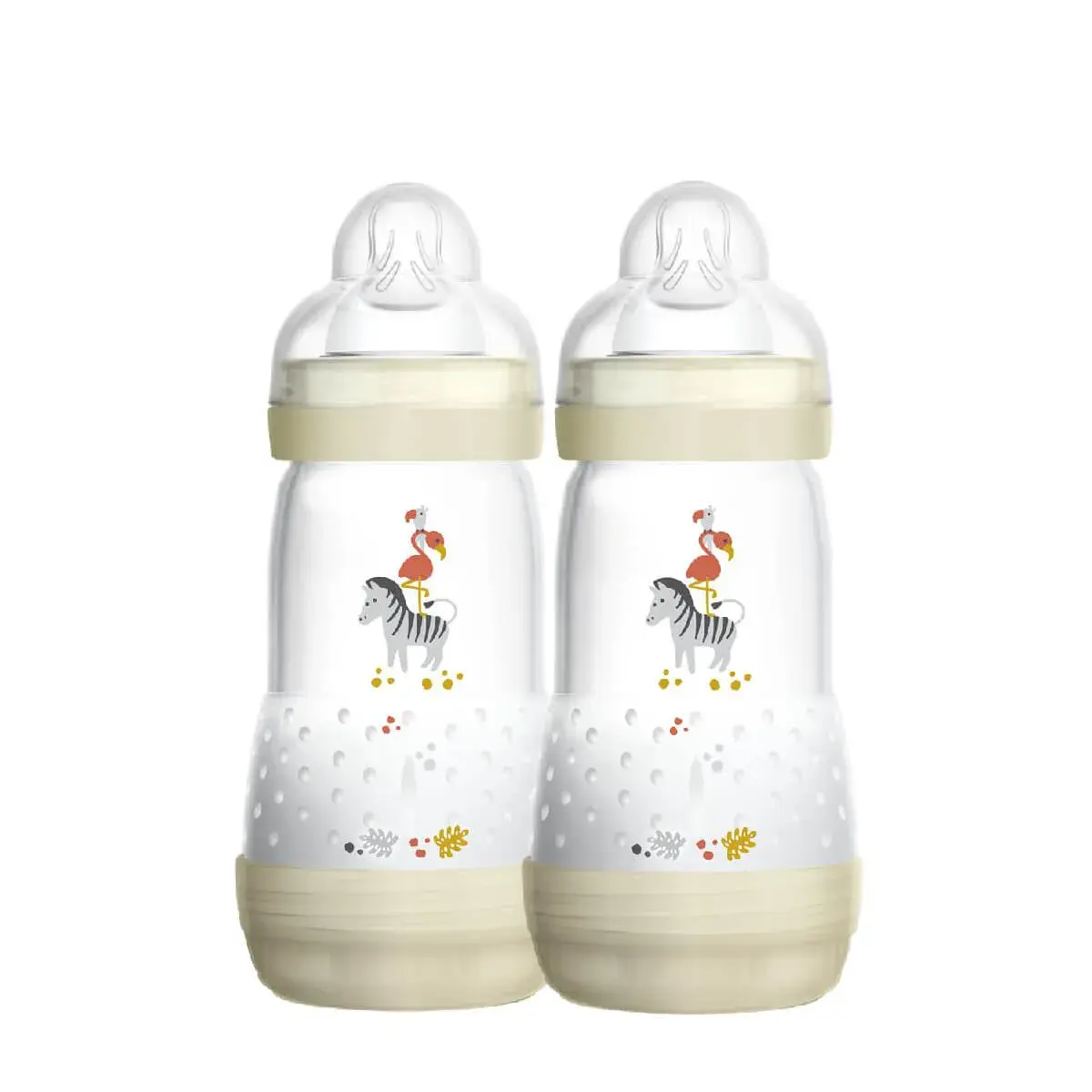 Mamadeira MAM Easy Start Neutra 2 meses+ com 2 unidades capacidade 260ml