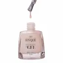Esmalte Risqué Diamond Gel Branco Camafeu Hipoalergênico com 9,5ml