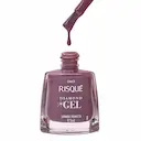 Esmalte Risqué Diamond Gel Lavanda Francesa Hipoalergênico com 9,5ml