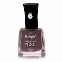 Esmalte Risqué Diamond Gel Couro Nude Hipoalergênico com 9,5ml