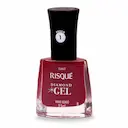 Esmalte Risqué Diamond Gel Vinho Bordô Hipoalergênico com 9,5ml