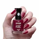 Esmalte Risqué Diamond Gel Vinho Bordô Hipoalergênico com 9,5ml