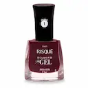 Esmalte Risqué Diamond Gel Amora Negra Hipoalergênico com 9,5ml