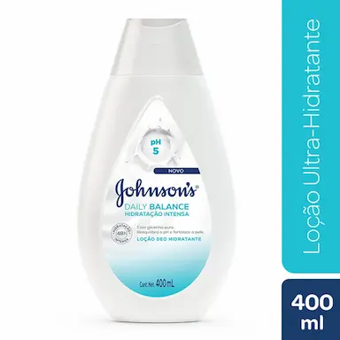 Loção Deo Hidratante Johnson's Daily Balance Hidratação Intensa com 400ml