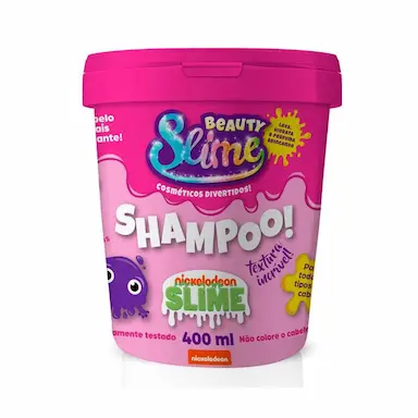 Shampoo Beauty Slime Pink com 400ml