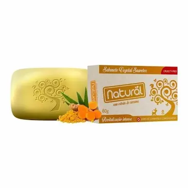 Sabonete em Barra Vegetal Natural Cúrcuma