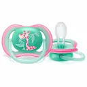 Chupeta Philips Avent Ultra Air Maiores de 18 Meses Rosa com 1 unidade