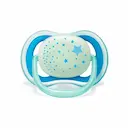 Chupeta Philips Avent Ultra Air Night 6 a 18 Meses Azul com 2 unidades