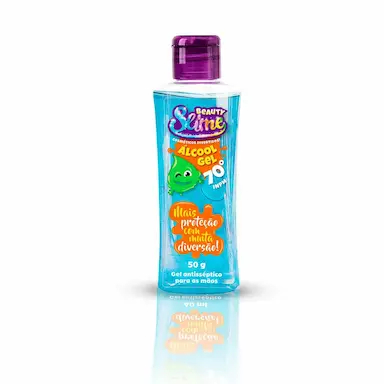 Álcool Gel Antisséptico Beauty Slime Azul com 60g