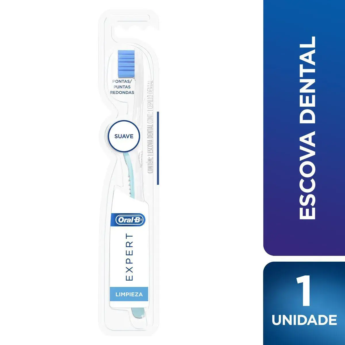 Escova de Dente Oral-B Expert Gengiva Limpeza Suave com 1 unidade