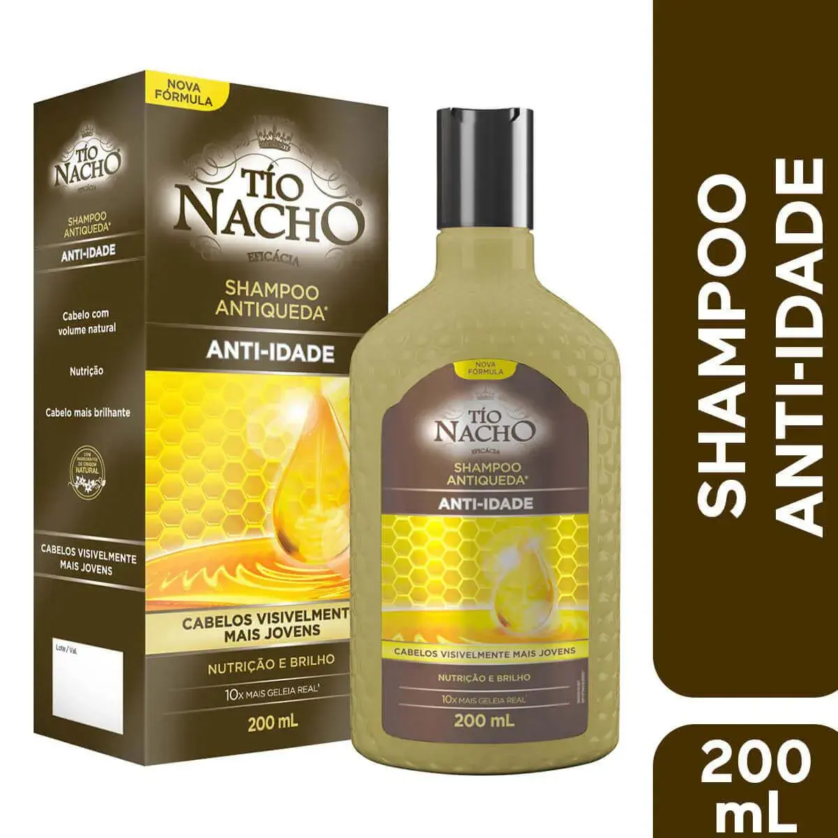 Shampoo Tio Nacho Antiqueda e Anti-Idade