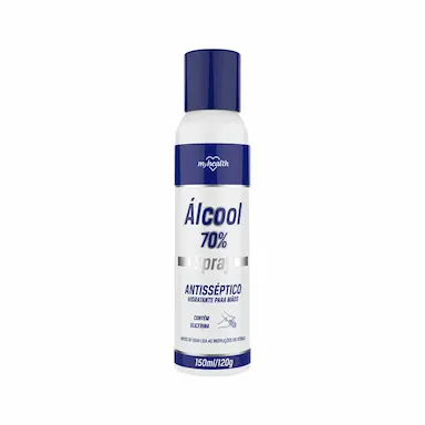 Álcool Spray Antisséptico 70% My Health com 150ml