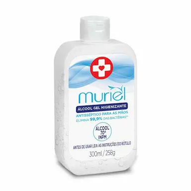 Álcool Gel 70% Muriel com 300ml