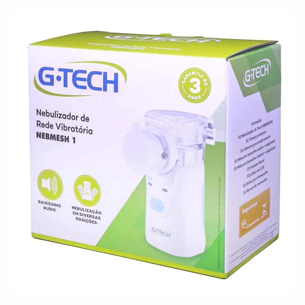 Nebulizador de Rede Vibratória G-Tech NEBMESH 1