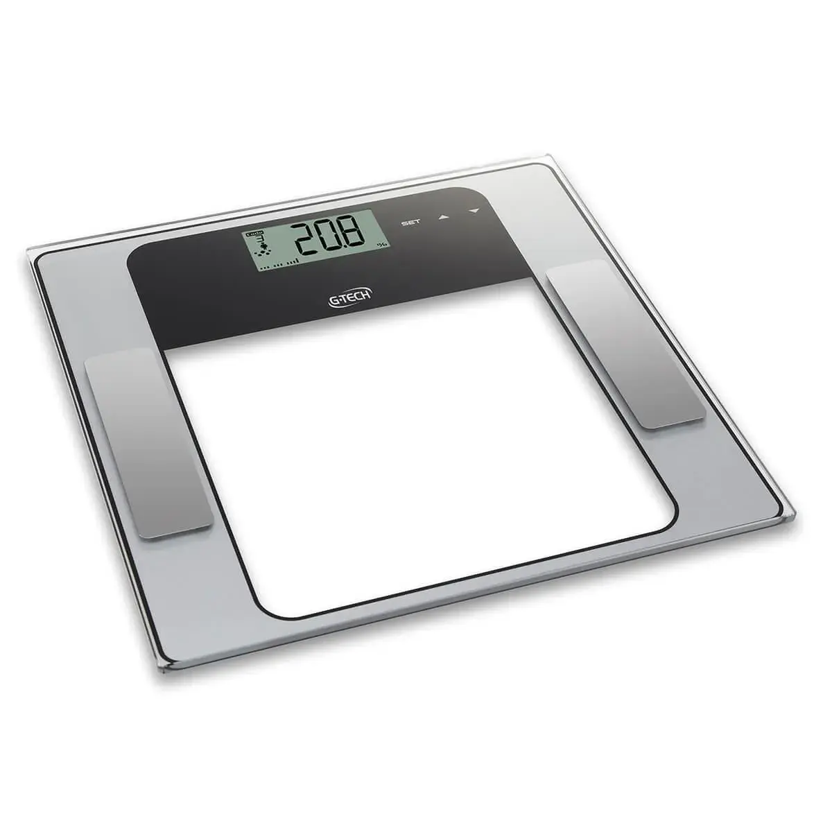 Balança Digital de Controle Corporal com Bioimpedância G-Tech Glass 7FW com 1 unidade