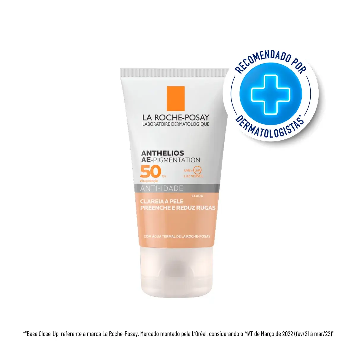 Protetor Solar Facial La Roche-Posay Anthelios AE-Pigmentation Cor Clara FPS 50 com 40g