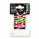 Elástico de Cabelo Triss Kids Pérola com 6 unidades