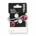 Elástico de Cabelo Triss Strass Luxo com 2 unidades
