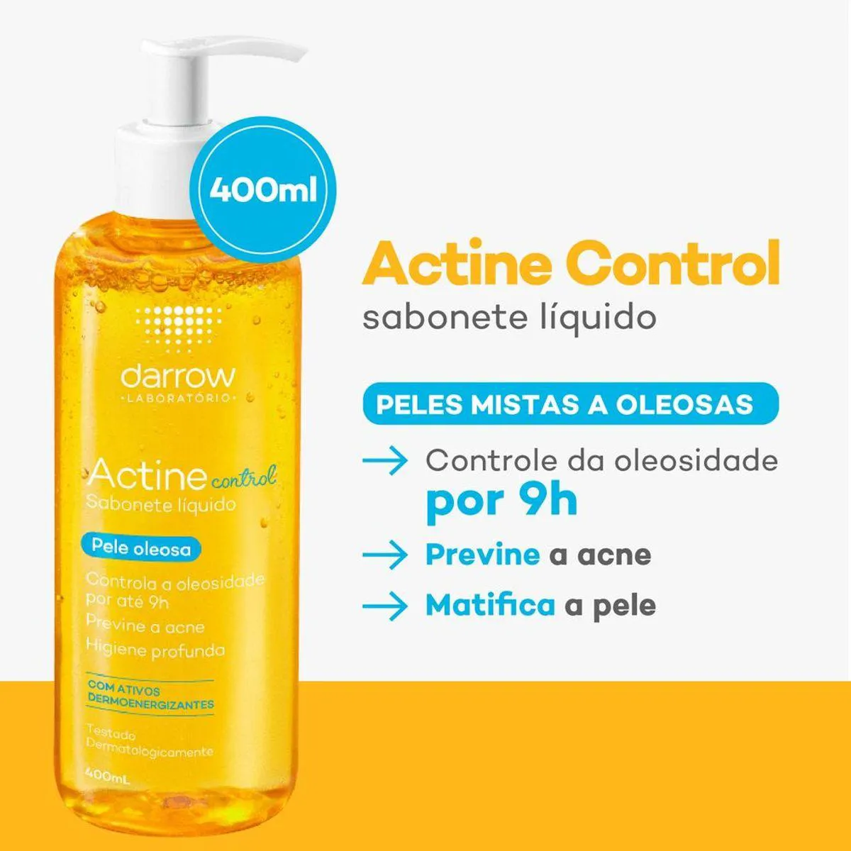 Gel de Limpeza Actine Control Pele Oleosa 400g