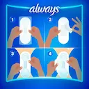 Absorvente Always Noturno Ultrafino Seca G com Abas com 8 unidades
