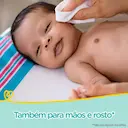 Lenço Umedecido Pampers Recém-Nascido com 4 pacotes de 48 unidades