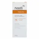 Protetor Solar Facial Needs Beauty Bege EScuro FPS70 com 40g