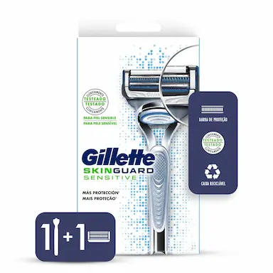 Gillette Skinguard Sensitive Barbeador com 1 unidade
