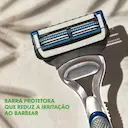 Carga para Aparelho de Barbear Gillette Skinguard Sensitive com 4 unidades