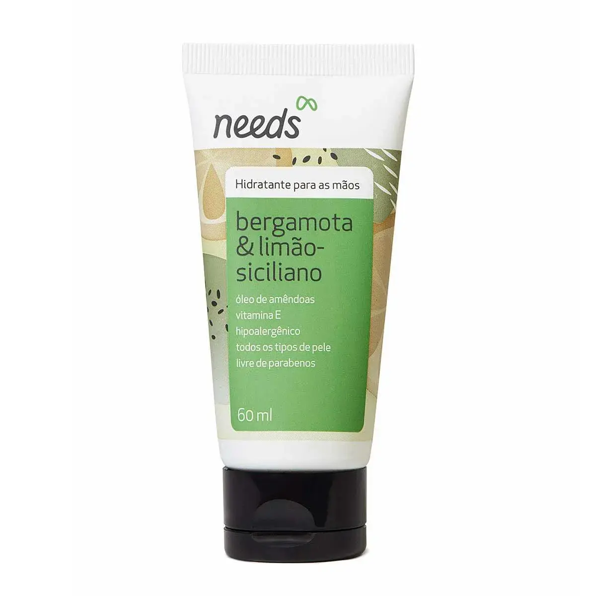 Hidratante para Mãos Needs Bergamota e Limão Siciliano com 60ml