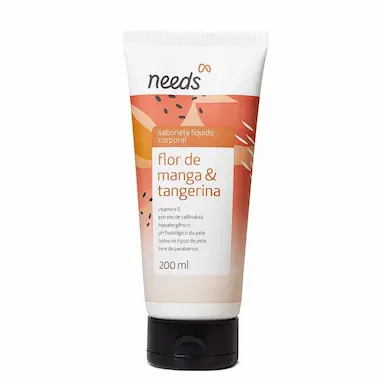Sabonete Líquido Needs Flor de Manga e Tangerina com 200ml