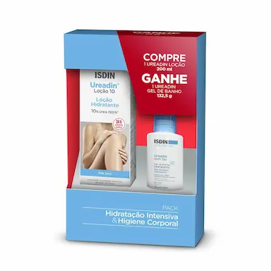 Kit Loção Hidratante Ureadin 10 com 200ml + Gel de Banho com 132,5g