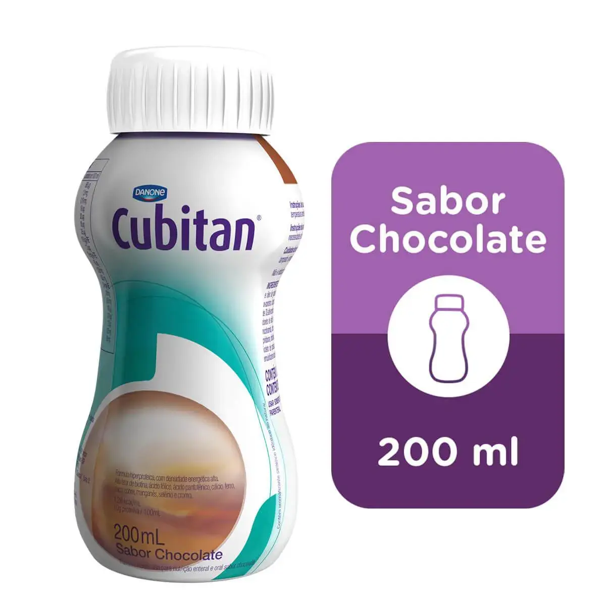 Suplemento Alimentar Cubitan Danone Sabor Chocolate 200ml