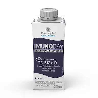 Bebida Láctea Piracanjuba ImunoDay Sabor Original com 200ml