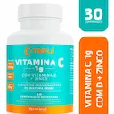 Suplemento Alimentar C-Triple 1g + 10mg + 400UI com 30 comprimidos
