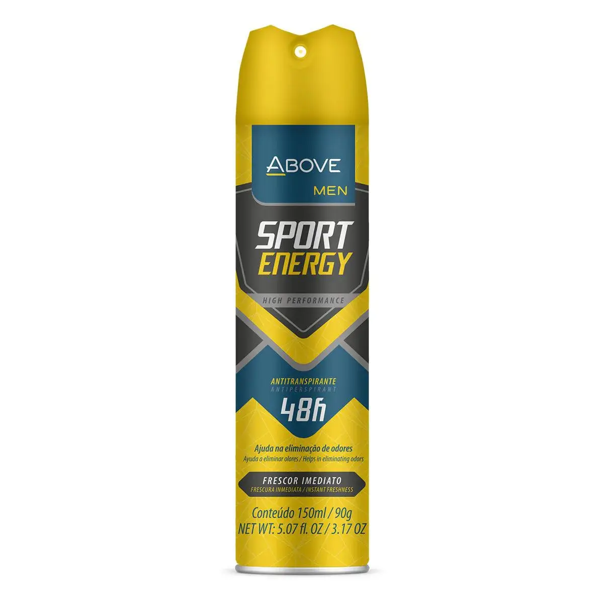 Desodorante Aerosol Antitranspirante Above Men Sport Energy 48h com 150ml