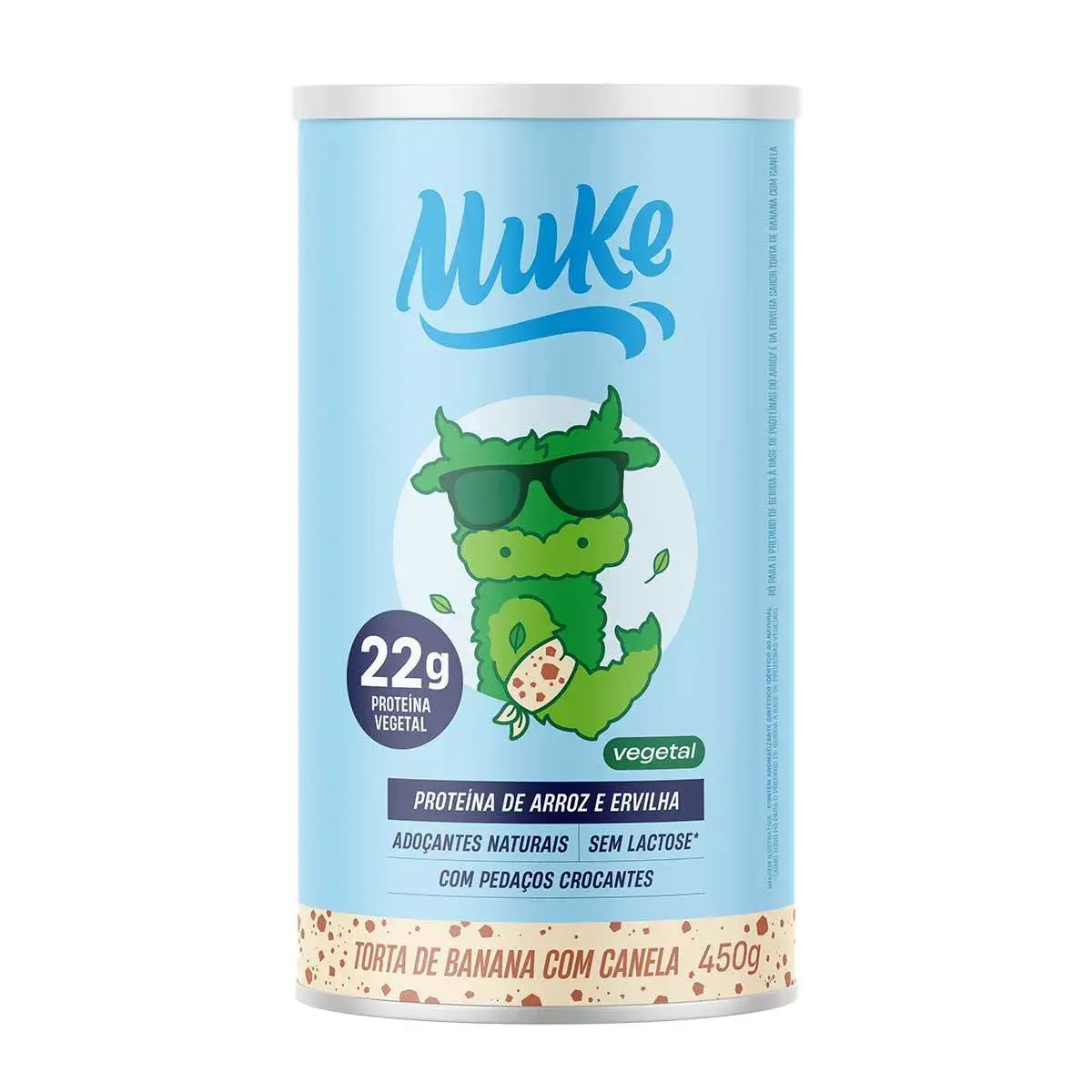 Proteína Vegetal Muke Torta de Banana com Canela 450g