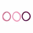Conjunto de Elástico para Cabelo Lanossi Violet com 6 unidades