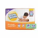 Fralda Pom Pom Protek Proteção de Mãe P - 56 Unidades