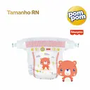 Fralda Pom Pom Protek Proteção de Mãe RN - 36 Unidades