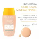 Protetor Solar Facial Bioderma Photoderm Nude Touch Muito Claro FPS 50+ com 40ml