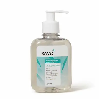 Sabonete Líquido Glicerinado Needs Antibacteriano 250ml