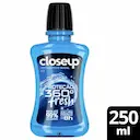 Enxaguante Antisséptico Bucal Closeup Ice Proteção 360° Fresh com 250ml