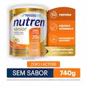 Complemento Alimentar Nutren Senior 50+ Sem Sabor Zero Lactose 740g