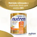 Complemento Alimentar Nutren Senior 50+ Sem Sabor Zero Lactose 740g