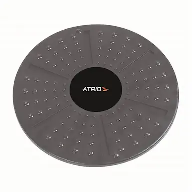 Disco de Equilíbrio Fitness Needs Cinza/Preto ES224 Antiderrapante