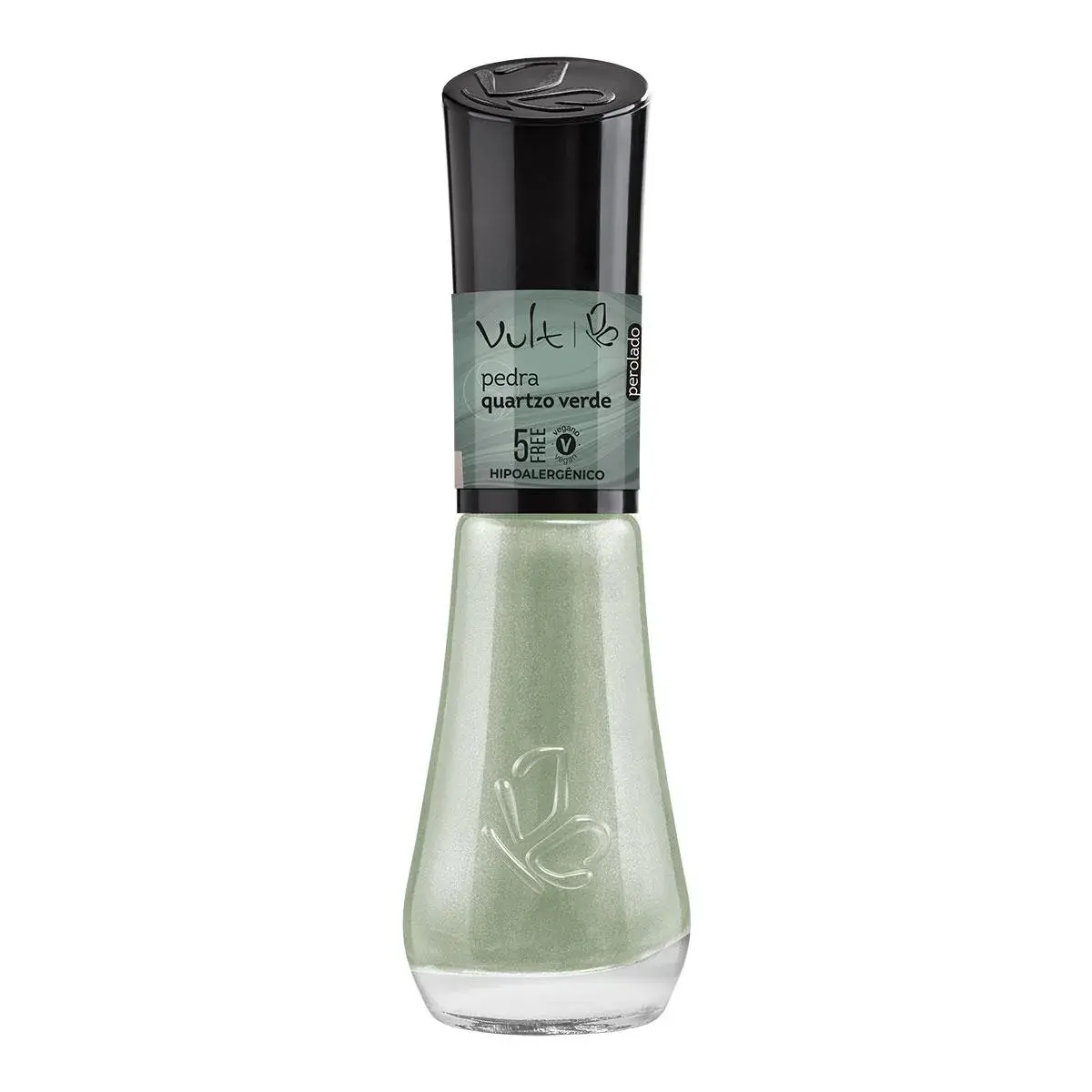 Esmalte Perolado Vult 5Free Pedra Quartzo Verde com 8ml