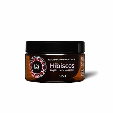 Máscara de Tratamento Capilar Lcs Hair Care Hibiscos com 200ml