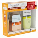 Kit Sabonete Líquido Dermotivin Oil Control 120ml + Sabonete Esfoliante Dermotivin Scrub 60g