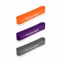 Kit Faixas Elásticas Mini Band de 3 Resistências com 3 unidades